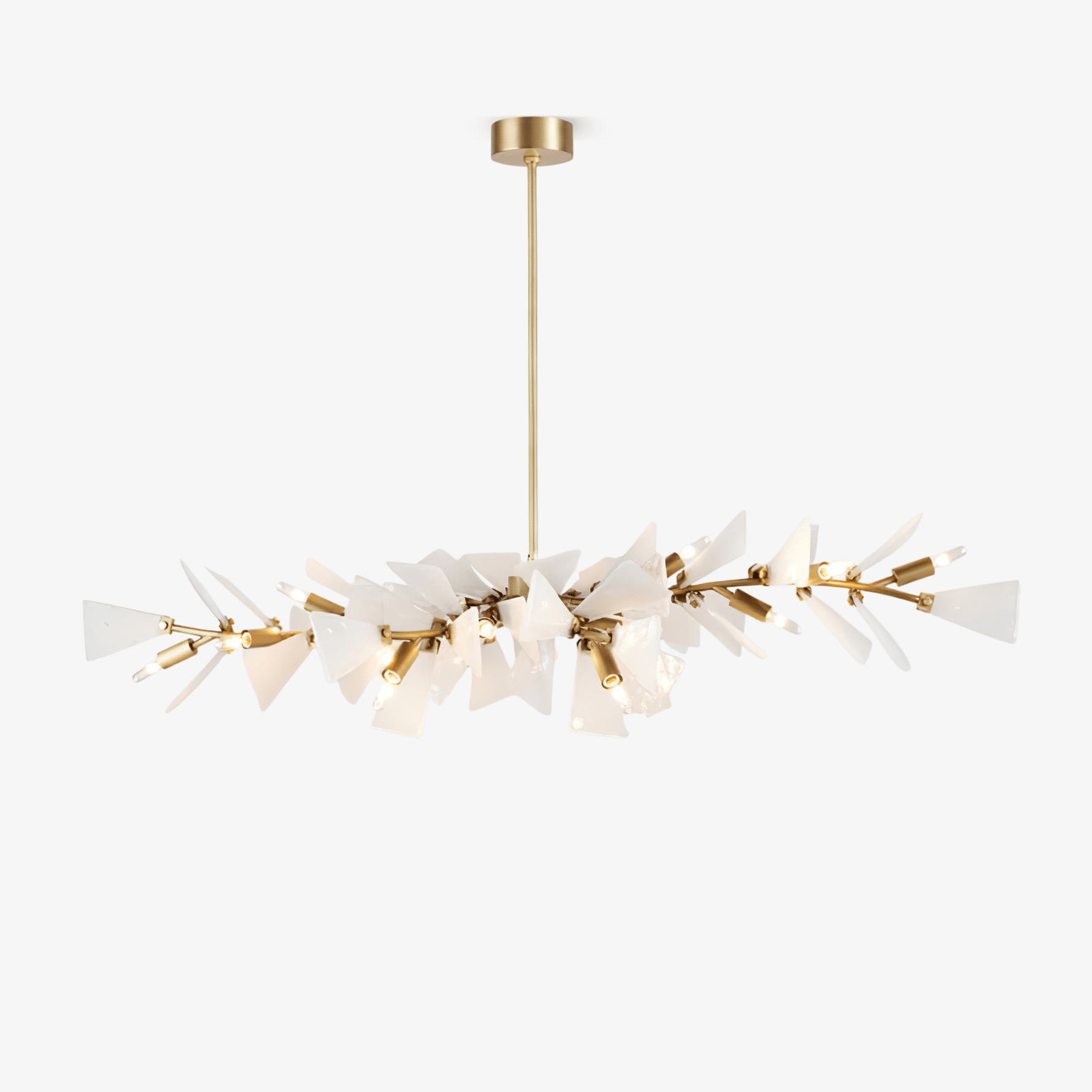 Samuel Luxury Glass Chandelier - Lamp Outdoor