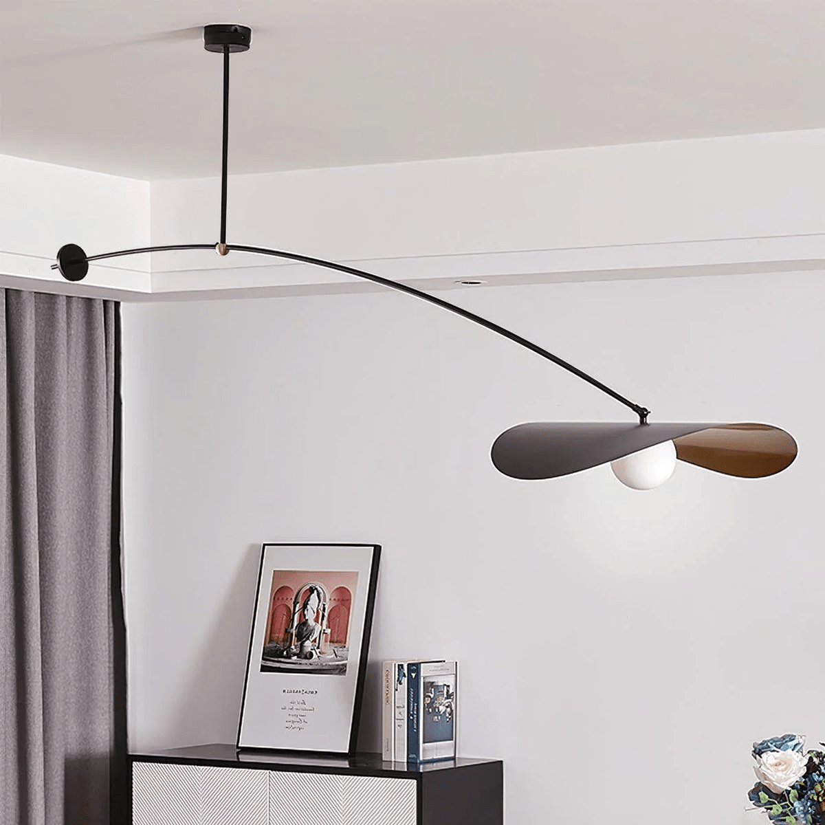 Arcflow Dynamic Metal Curve Pendant Light - Lamp Outdoor