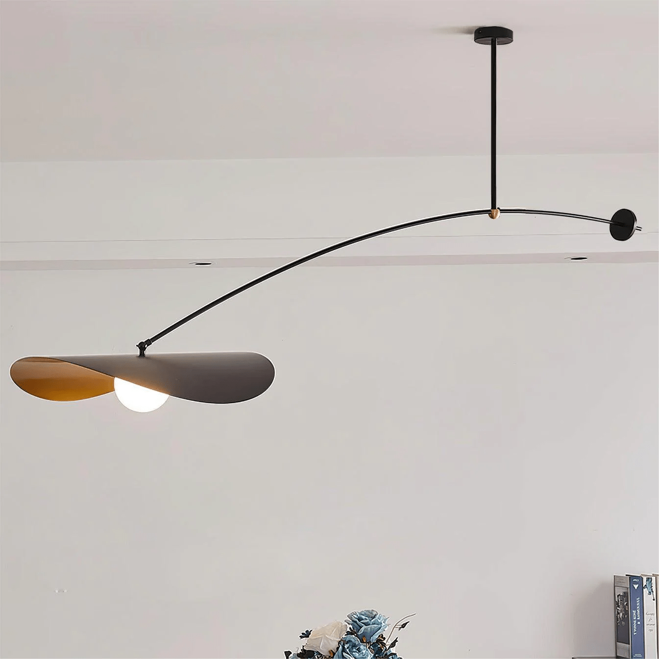 Arcflow Dynamic Metal Curve Pendant Light - Lamp Outdoor
