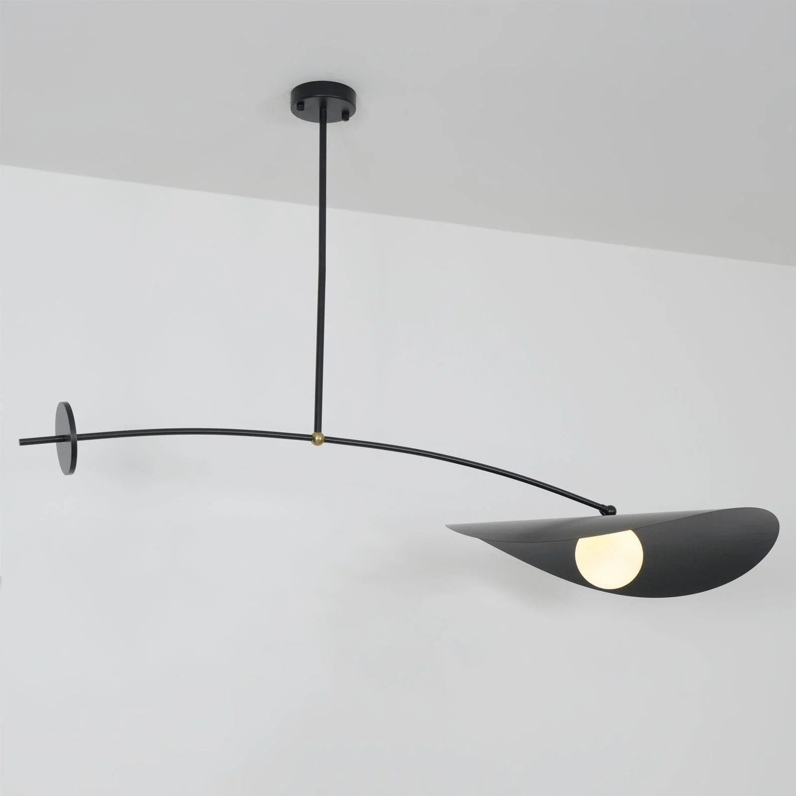 Arcflow Dynamic Metal Curve Pendant Light - Lamp Outdoor