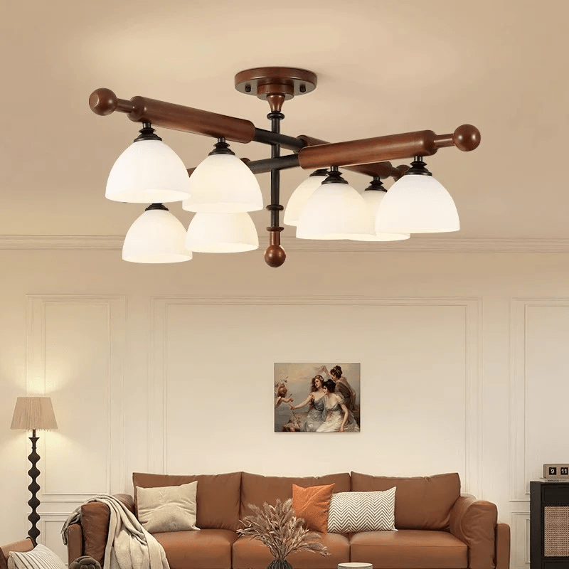 Rusticana Crossbeam Wood Ceiling Light - Lamp Outdoor