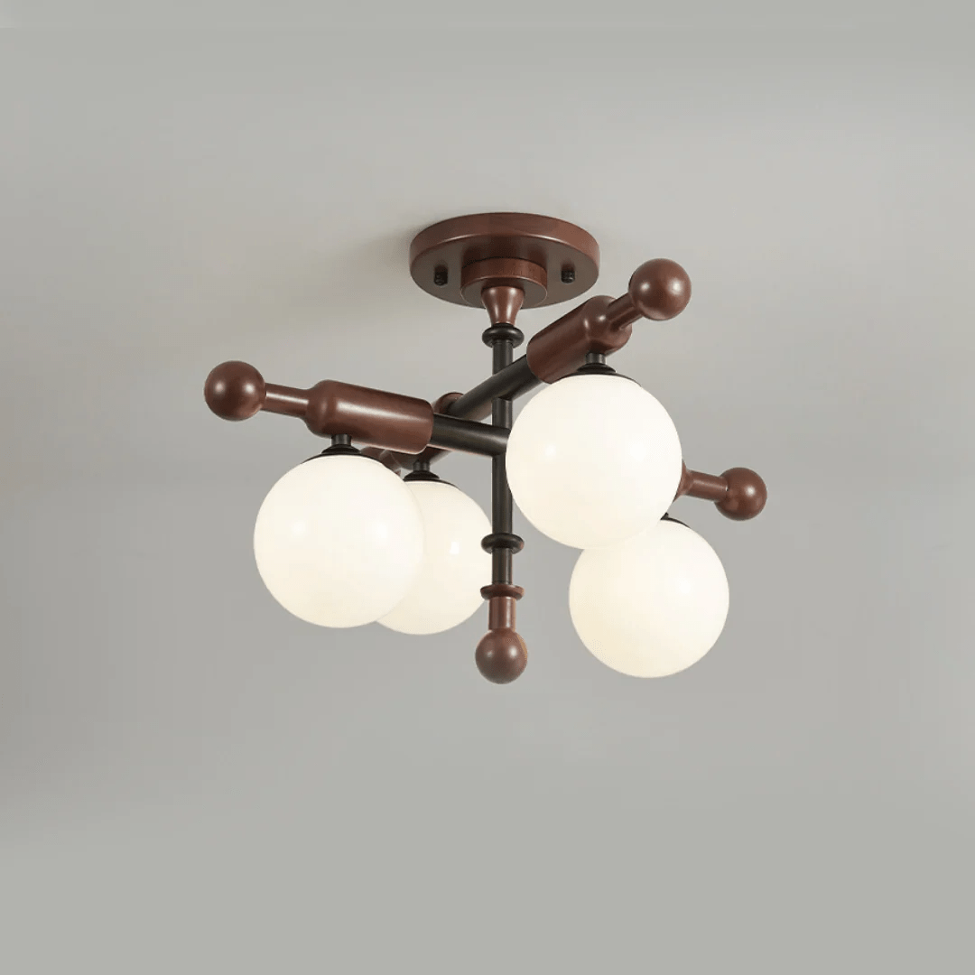 Rusticana Crossbeam Wood Ceiling Light - Lamp Outdoor