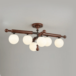 Rusticana Crossbeam Wood Ceiling Light - Lamp Outdoor