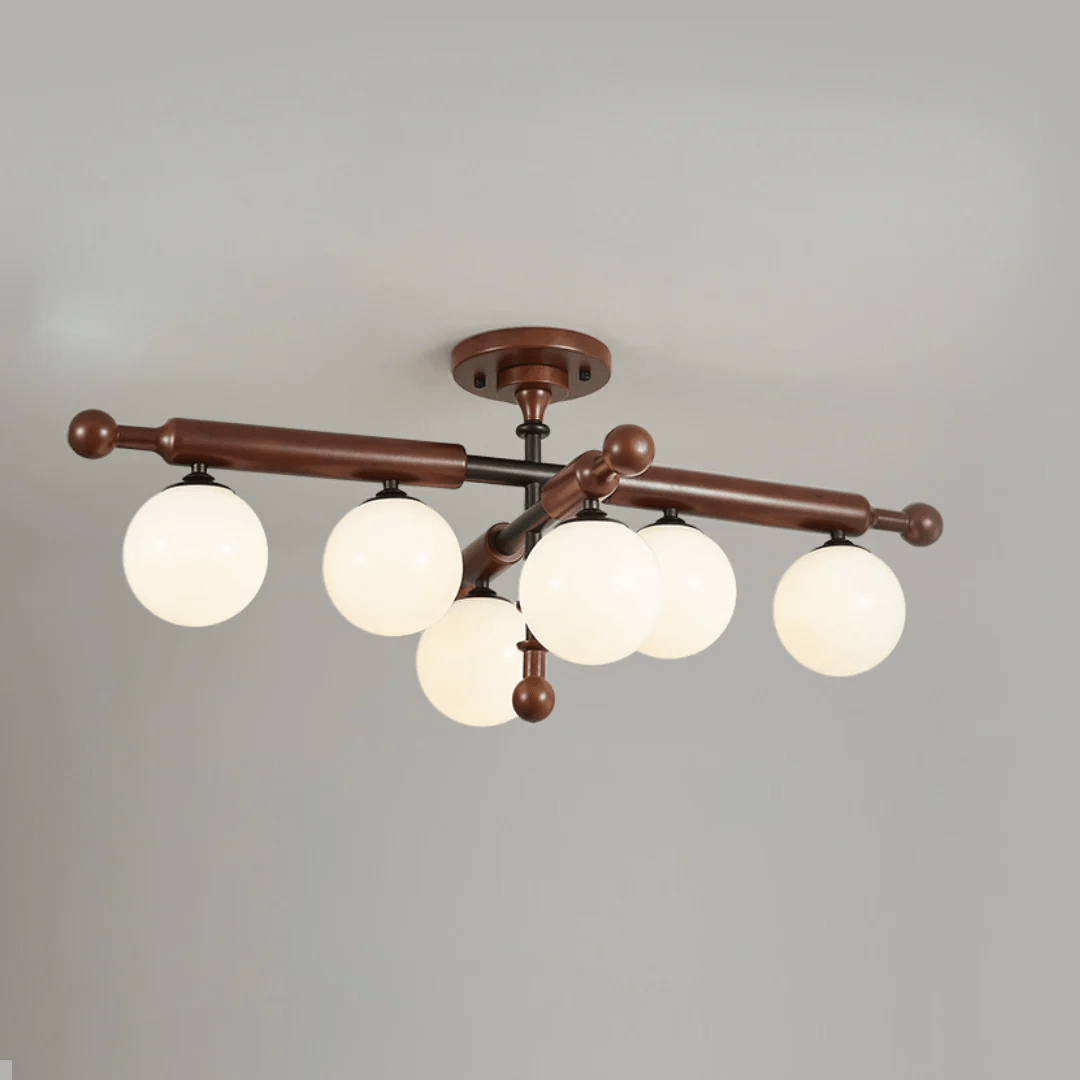Rusticana Crossbeam Wood Ceiling Light - Lamp Outdoor