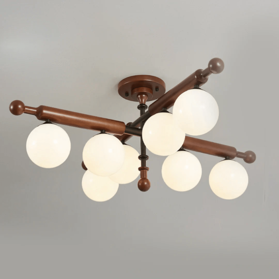 Rusticana Crossbeam Wood Ceiling Light - Lamp Outdoor