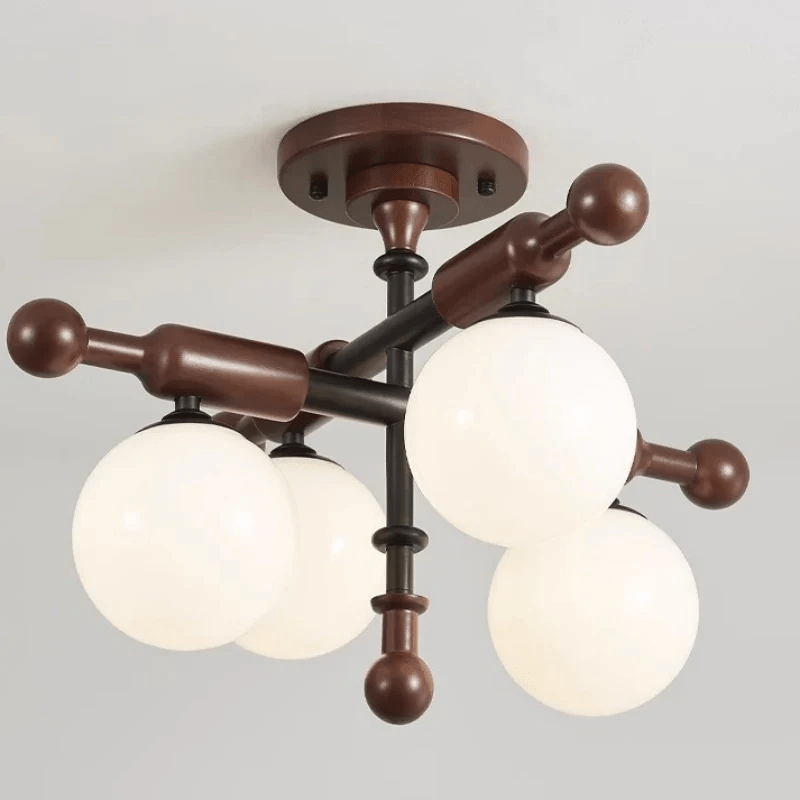 Rusticana Crossbeam Wood Ceiling Light - Lamp Outdoor