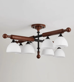 Rusticana Crossbeam Wood Ceiling Light - Lamp Outdoor