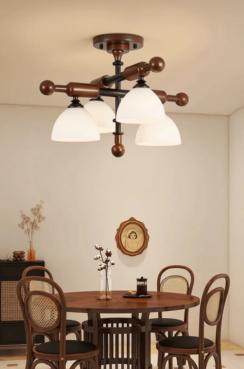Rusticana Crossbeam Wood Ceiling Light - Lamp Outdoor