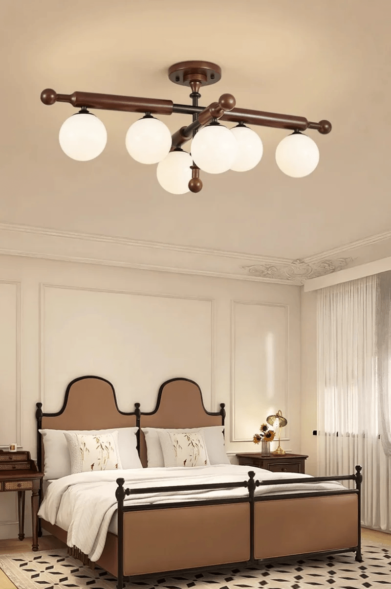 Rusticana Crossbeam Wood Ceiling Light - Lamp Outdoor