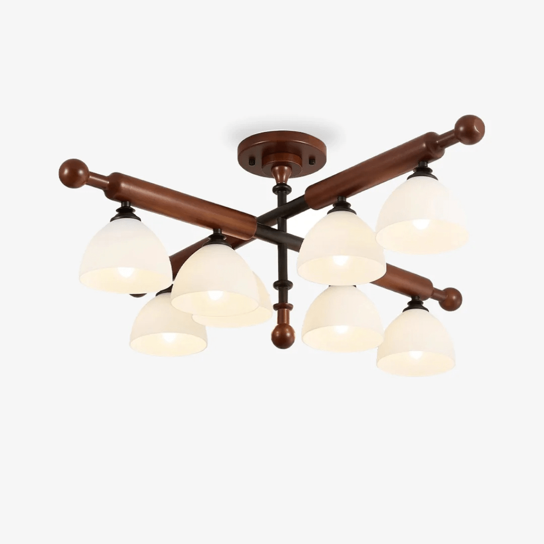 Rusticana Crossbeam Wood Ceiling Light - Lamp Outdoor
