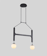 Xylocube Geometric Wood Globe Pendant Light - Lamp Outdoor