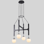 Xylocube Geometric Wood Globe Pendant Light - Lamp Outdoor