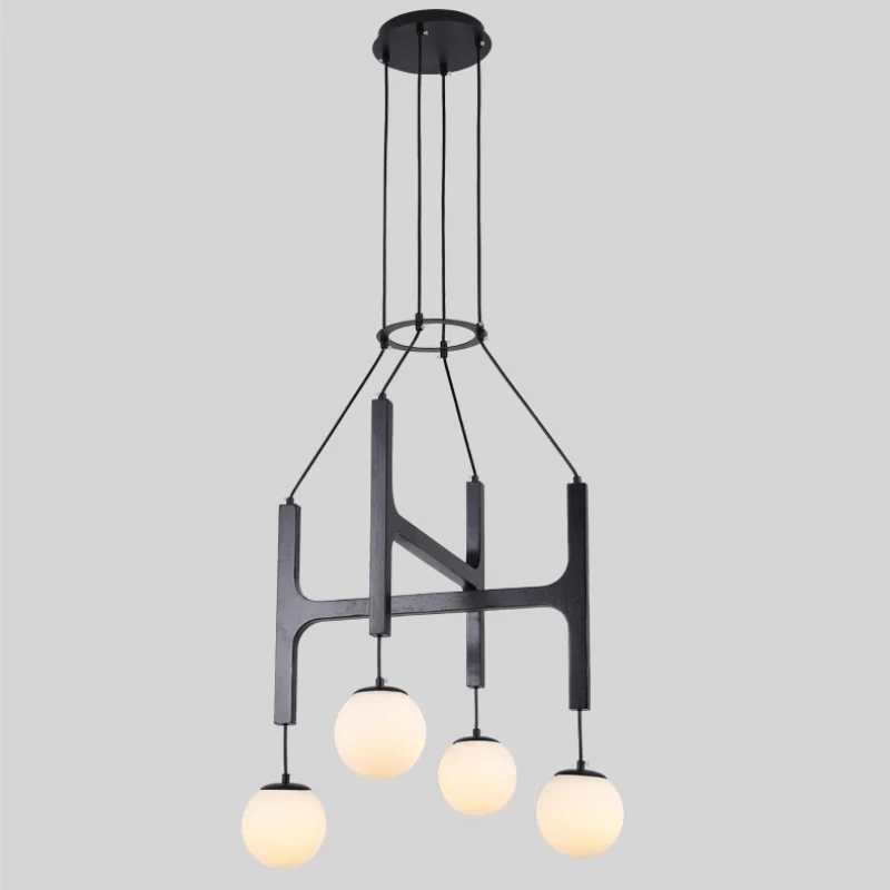 Xylocube Geometric Wood Globe Pendant Light - Lamp Outdoor