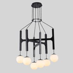Xylocube Geometric Wood Globe Pendant Light - Lamp Outdoor