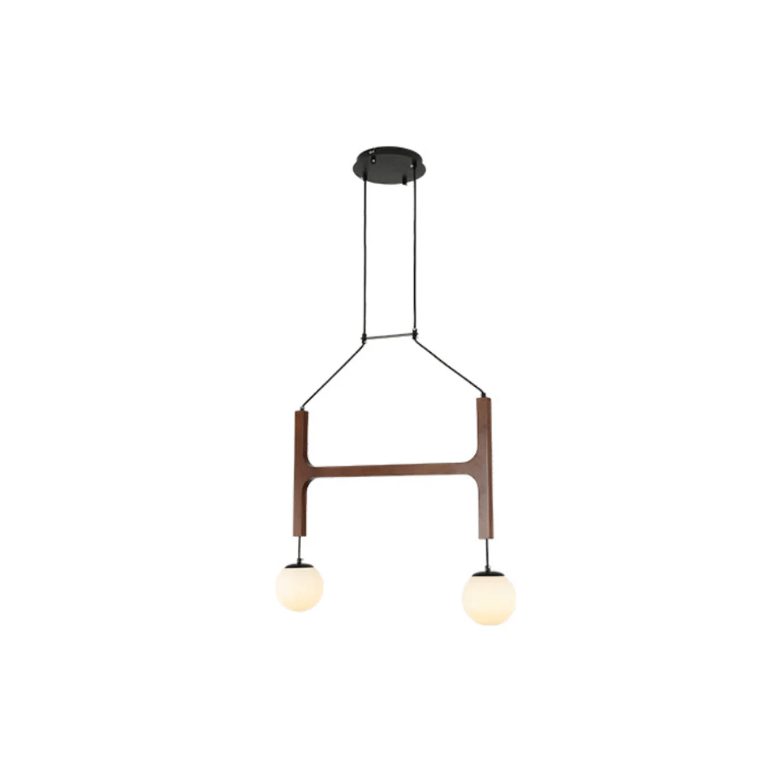 Xylocube Geometric Wood Globe Pendant Light - Lamp Outdoor