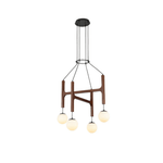 Xylocube Geometric Wood Globe Pendant Light - Lamp Outdoor