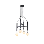 Xylocube Geometric Wood Globe Pendant Light - Lamp Outdoor