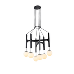Xylocube Geometric Wood Globe Pendant Light - Lamp Outdoor