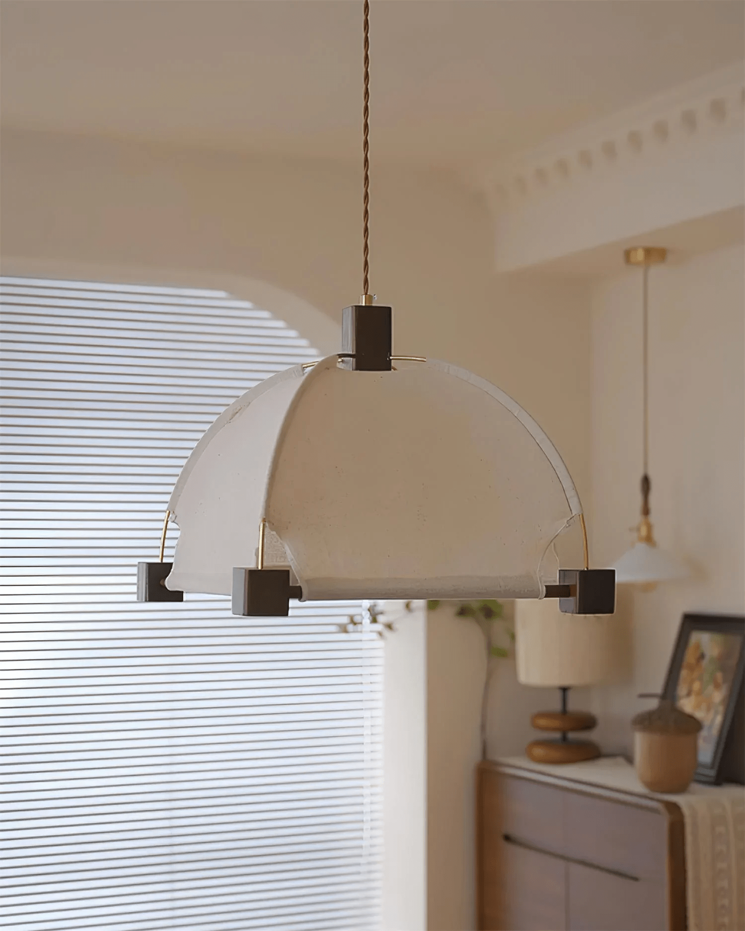 Phoebe Vintage Wood Pendant Lamp - Lamp Outdoor