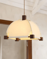 Phoebe Vintage Wood Pendant Lamp - Lamp Outdoor