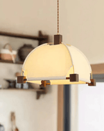 Phoebe Vintage Wood Pendant Lamp - Lamp Outdoor