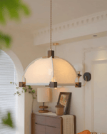 Phoebe Vintage Wood Pendant Lamp - Lamp Outdoor