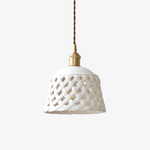 Openwork Ceramic Pendant Lamp - Lamp Outdoor