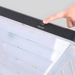 17.9-Inch Black Square Solar LED Pier Mount Post Light - Lamp Outdoor