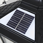 Vintage Waterproof LED Retro Solar Fence Post Lights With Remote Control - Lamp Outdoor