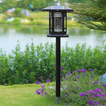 360° Multifunctional Solar Mosquito Killer Lamp with Waterproof, Dual Lighting Modes - Lamp Outdoor