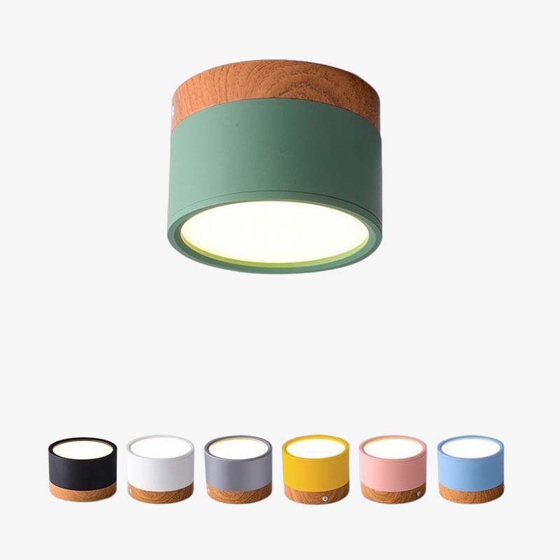 Jojo Cylindrical Flush Mount Ceiling Light - Lamp Outdoor