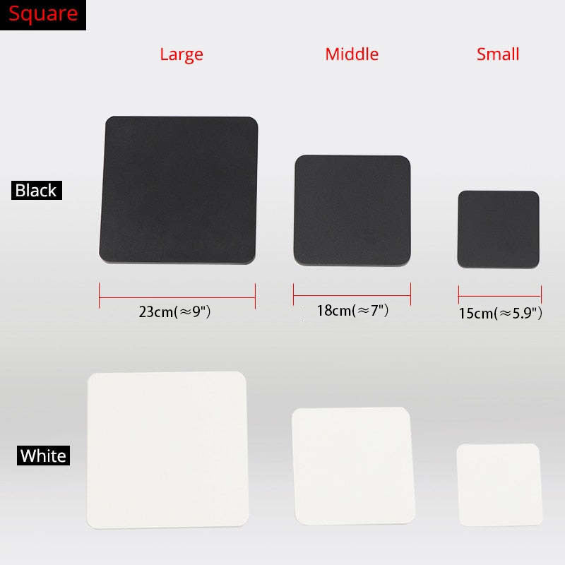 Klyne Minimalist Round/Square Outdoor Wall Lamp LED, Black/White - Lamp Outdoor