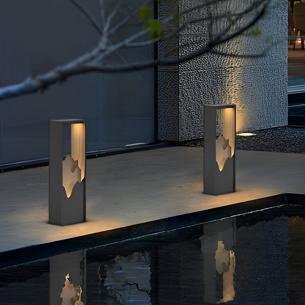 LED Mountain Scenery Path Lights Waterproof Landscape Lighting for Outdoor Elegance - Lamp Outdoor