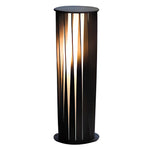Geometric Black Cage Solar LED Pathway Lights - Lamp Outdoor