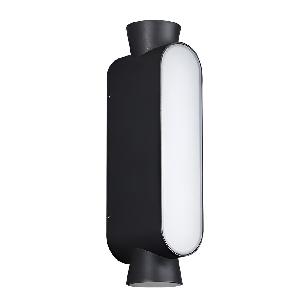 Waterproof LED Up and Down Lights Black Modern Outdoor Wall Sconce Lighting - Lamp Outdoor