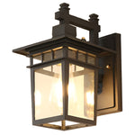 Glass LED Waterproof Retro Outdoor Wall Lamp Wall Sconce Lighting without Bulb - Lamp Outdoor