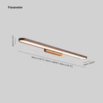 Luxa Modern Metal Wall Lamp Mirror Front, Curved, Black/Coffee - Lamp Outdoor