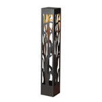 Solar-Powered Modern Outdoor Lawn Lights with Creative Hollow-Out Branch Pattern - Lamp Outdoor