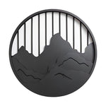 Round Mountain Scenery LED Waterproof Outdoor Wall Sconce Lighting - Lamp Outdoor