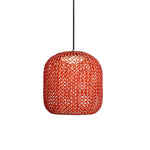 Waterproof Classic Rattan Lanterns LED Red Modern Outdoor Chandelier - Lamp Outdoor