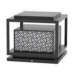 Square Waterproof Modern Solar Outdoor Fence Post Lights Pillar Light - Lamp Outdoor
