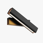 Orin Modern Rectangles Metal Rotatable Wall Lamp, Black/White - Lamp Outdoor