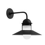 Antique Round Iron Glass Waterproof Black Retro Outdoor Wall Lights - Lamp Outdoor