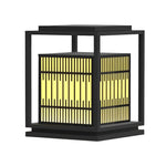 Square Vintage Design LED Waterproof Traditional Outdoor Pillar Lights - Lamp Outdoor
