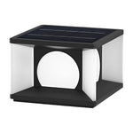 Square LED Waterproof Modern Solar Post Caps Lights Deck Post Lights - Lamp Outdoor