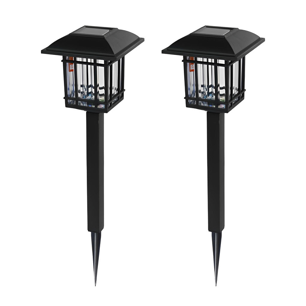 Vintage-Modern Solar Square Lawn Lights Waterproof, Durable Outdoor Lighting - Lamp Outdoor