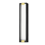 Rectangular Waterproof LED Black Modern Porch Lights Wall Sconces - Lamp Outdoor