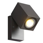 Square Adjustable Waterproof Motion Sensor LED Sconces Indoor Outdoor Wall Lamp Spot Lights - Lamp Outdoor