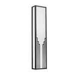 Strip Rectangular Resin Waterproof LED Black Modern Outdoor Wall Light - Lamp Outdoor