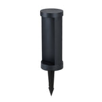 Modern Outdoor Cylinder Lawn Lamp - LED Solar & Hardwired Options - Lamp Outdoor